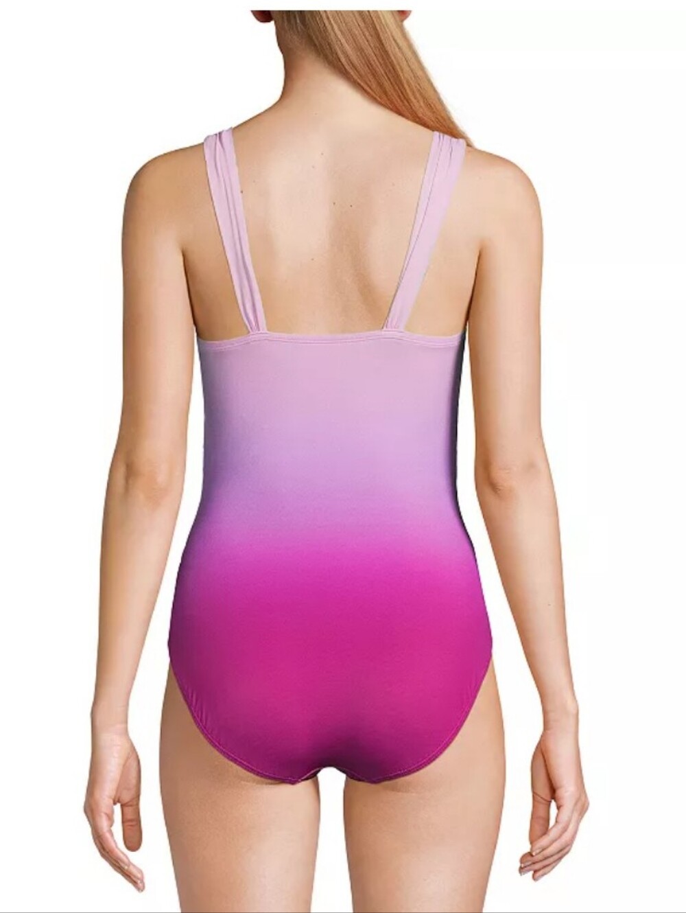 NEWLands' End Grecian Slendersuit Tummy Control One-Piece Swimsuit 10DDD - Picture 9 of 9